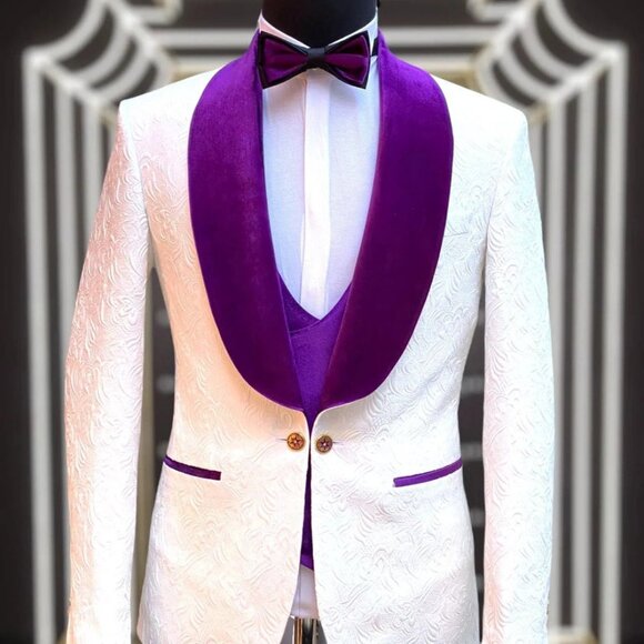 Purple Prom Suit - Purple Prom Outfit -Purple Premium...